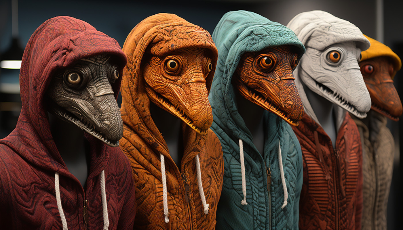 Divers - Les sweats à capuche et pull Dinosaure du moment